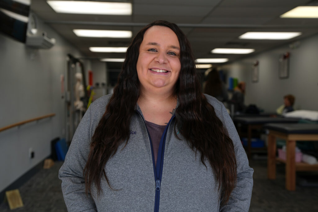 Brittany Tyler office manager at Choice Physical Therapy in Corning